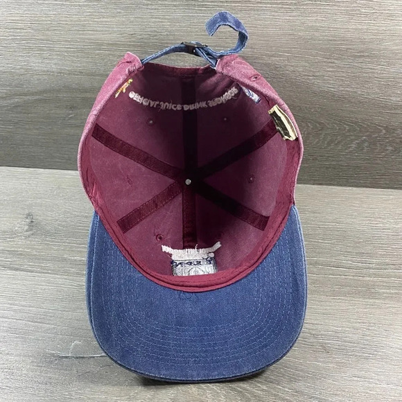 Vintageā1999Ā ESPNāBristol University Sunny Delight NFL StrapBack Dad Hat - Picture 6 of 7